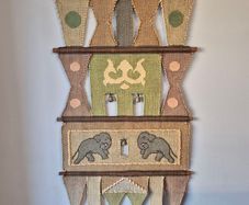 Woven Elephant Tapestry