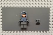 lego Star Wars sw1101 General Maximillian Veers minifigure- Chest Armor, Sand Blue Helmet with Goggles Pattern, Plain Legs