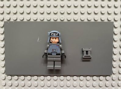 lego Star Wars sw1101 General Maximillian Veers minifigure- Chest Armor, Sand Blue Helmet with Goggles Pattern, Plain Legs