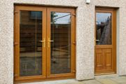 French patio doors and matching single door