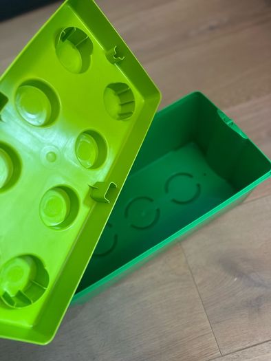 Green Lego storage box