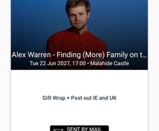 Alex Warren ticket