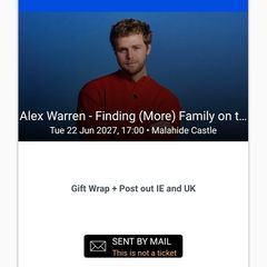 Alex Warren ticket