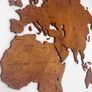 2D Classic Version Map of The World Country Borders and Names Image 8