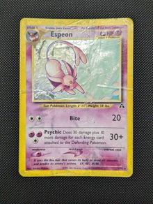 Espeon - Neo Discovery 1/75 - Pokemon Card - DAMAGED