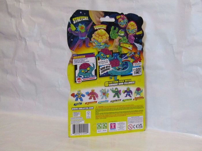 Heroes of Goo Jit Zu Galaxy Blast BRAINBOOM Ultra Rare Figure Brand New Sealed Rare Hard To Find