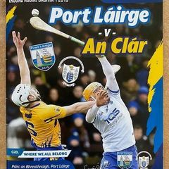 2019 Waterford v Clare - GAA Munster Senior Hurling Championship Round 1 Programme