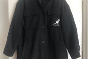 KANGOL Dark Grey Chunky Shacket Coat