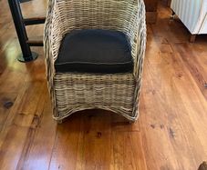 Wickerchair from foxford woollen mills