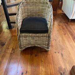 Wickerchair from foxford woollen mills