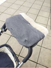 JoJo Maman Bebe Grey Deluxe Stroller Handmuff