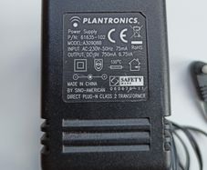 Plantronics Power Supply p/n: 61635-102. Model A30908B