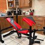 Fantastic Gym Weightlifting Set, Squat Rack, Bench, Preacher, Leg Developer, Weights, Bars + More!! Image 5