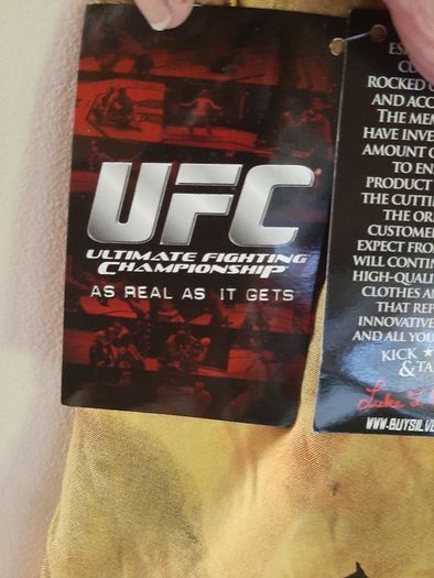 New collectable UFC Tee shirt tags attached