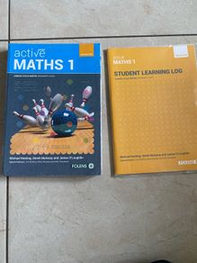 Junior Cycle Mathematics Active Maths 1 Textbook and Student Learning Log Set