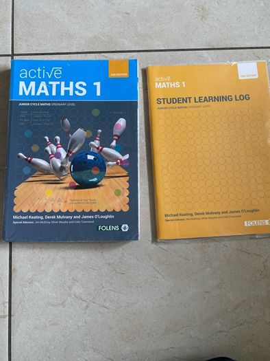 Junior Cycle Mathematics Active Maths 1 Textbook and Student Learning Log Set