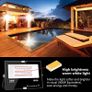 LED Floodlight 300W Equivalent 3000LM, Smart RGB Flood Lights Outdoor with APP Control, Colour Changing + Warm White, Timing - Scene - Garden Lighting, IP66, UK Plug (FREE POSTAGE) Image 3