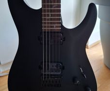 Schecter Damien-6 Diamond Series Satin Black Electric Guitar