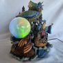 Fantasy Dragon Wizard Plasma Ball Lamp - Castle Lightning Lamp - Working Image 2