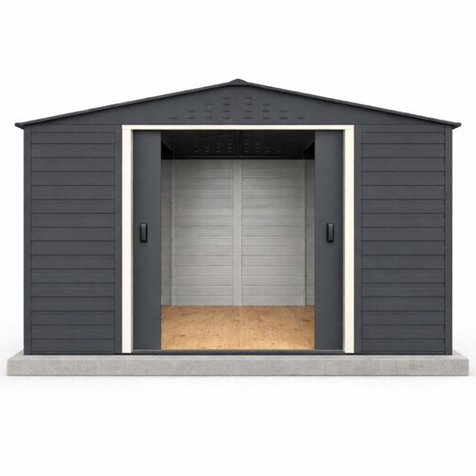 Alpine 10x8 Steel Garden Sheds+ FREE Delivery