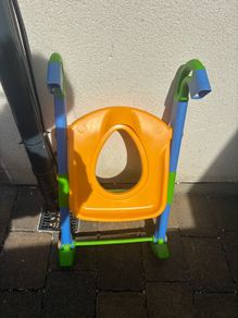 Toddler toilet seat and step