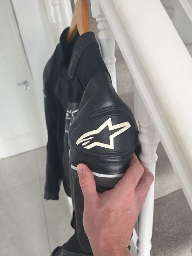 alpinestars leather jacket