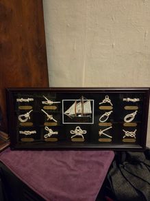 Nautical Ship Knots 3D display
