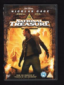 National Treasure DVD Movie staring Nicolas Cage, Sean Bean & Harvey Keitel