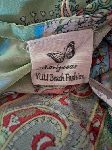 Boho Beach Paisley-Patchwork Dress/Cover-Up