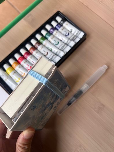 Mini water colour painting set