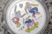 Portugal 5 Euro Silver (.925) Proof Coin 2024 - 100 Years of the Portuguese Skating Federation