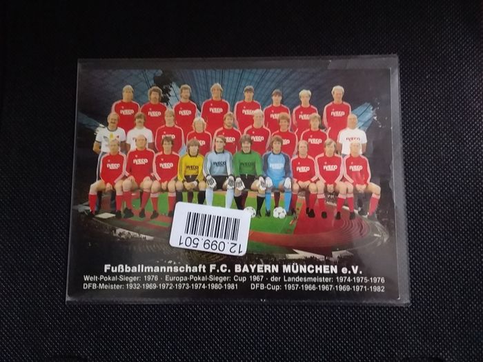 Germany Postcards : F. C. Bayern Munchen - Team Postcard - 1980s..