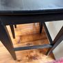 Bar Stools x 2  (IKEA) with back Image 4