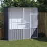 Bird Cage Anthracite 215x78x200 cm Galvanised Steel Image 2