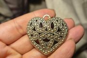 Vintage Heart Pendant