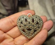 Vintage Heart Pendant