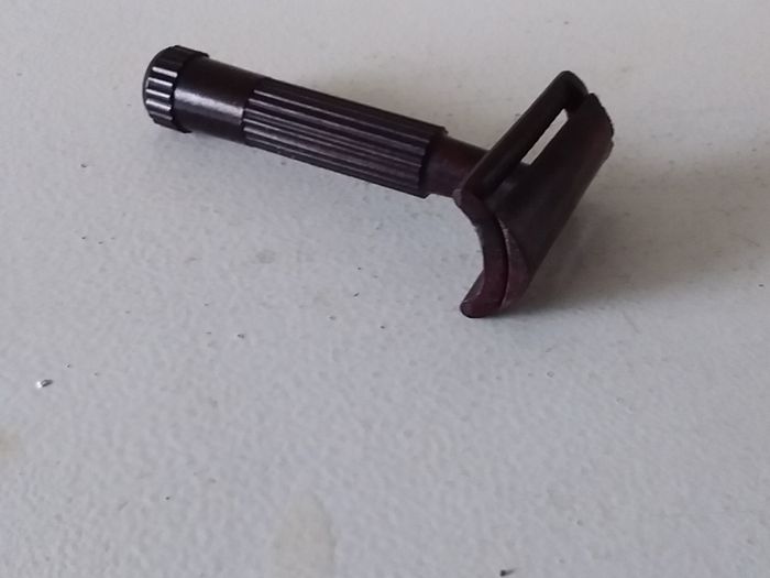 Vintage : German Slant Safety Razor in Brown Bakelite