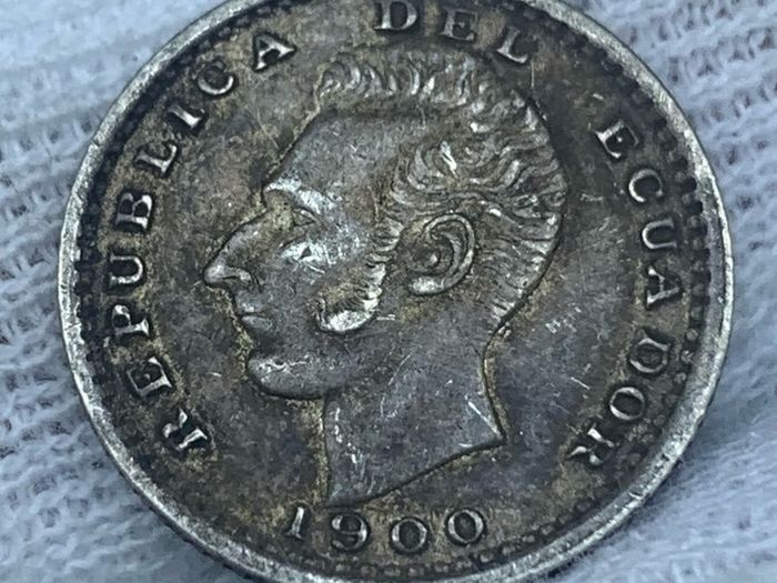 Ecuador 1900 silver Lima