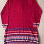 Brand new with tag Girl's Pink Knit Floral Dress | Size 6 years Image 5