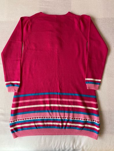 Brand new with tag Girl's Pink Knit Floral Dress | Size 6 years