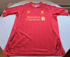 2013/14 Liverpool Warrior Home Jersey Size XL