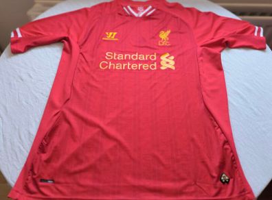 2013/14 Liverpool Warrior Home Jersey Size XL