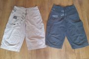 2 pairs of boys cargo shorts 25 inch waist