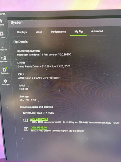 Gaming PC| Rtx 4060, R5 5600, 16gb ram