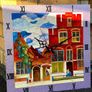 Hand made stained glass wall clock Image 4