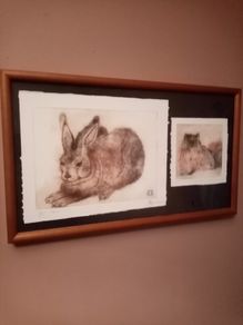 Pair of etchings
