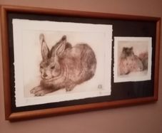 Pair of etchings