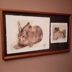 Pair of etchings