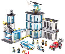Lego City 60141: Police Station (2017) 100% Complete (NO BOX)