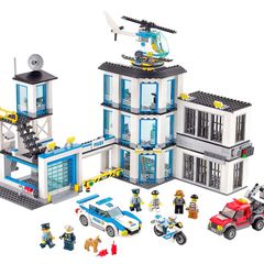 Lego City 60141: Police Station (2017) 100% Complete (NO BOX)